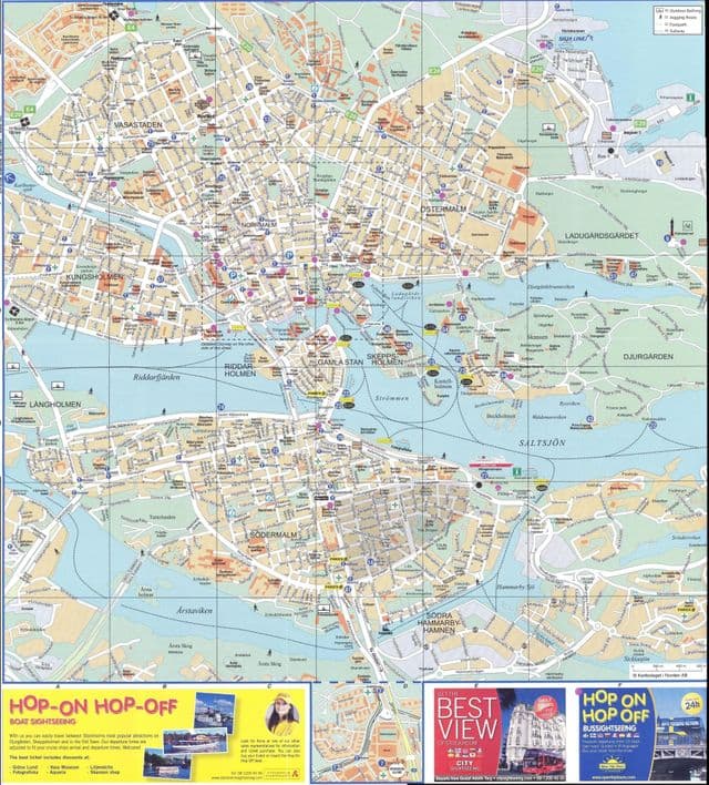 Mapa Sztokholmu