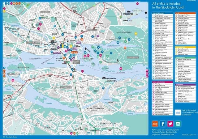 Sztokholmska mapa krajoznawcza